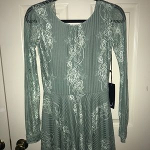 Lacey Mint Green Dress